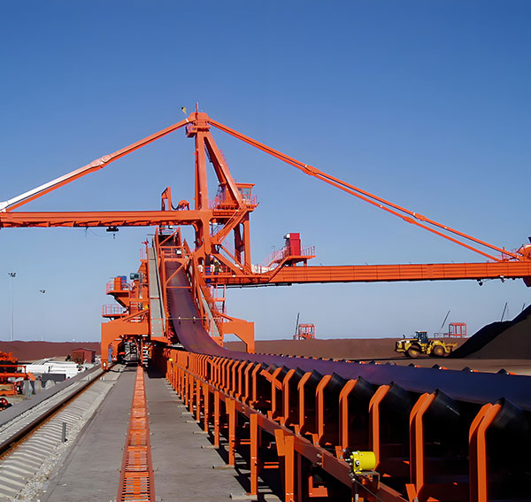 格雷母線堆取料機定位及控制系統